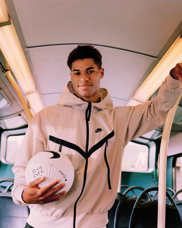 Atleta de Nike: Marcus Rashford. Nike
