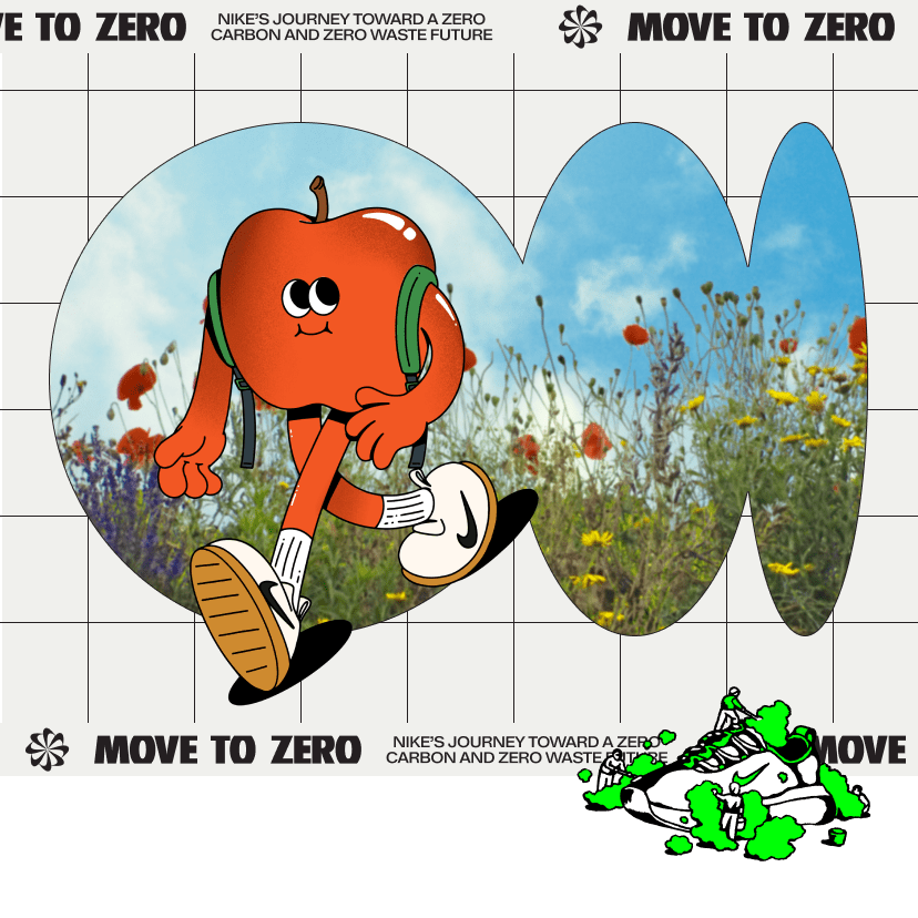 Sustainable Materials. Move to Zero.. Nike NZ