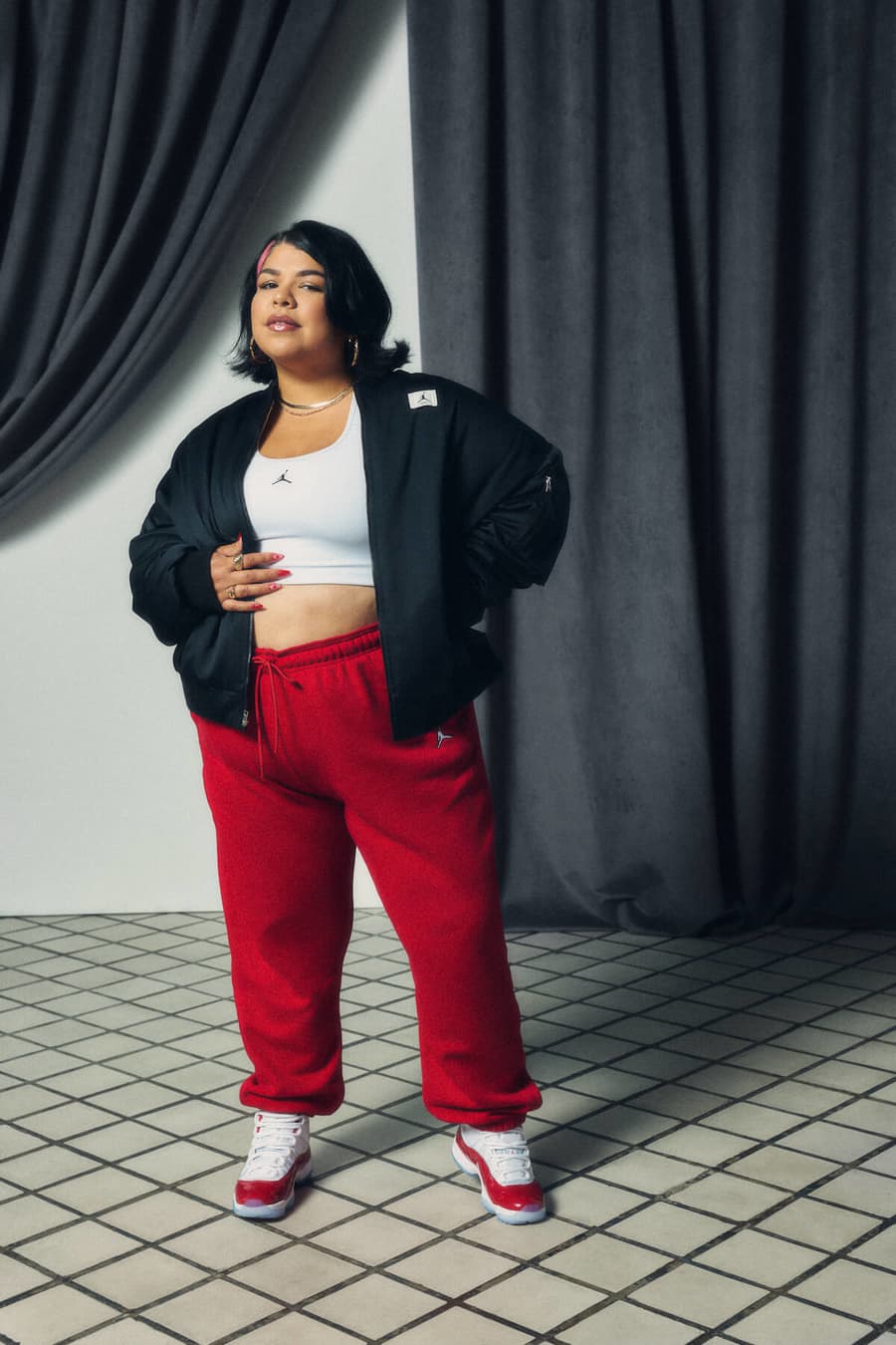 Jordan 11 red outfit store