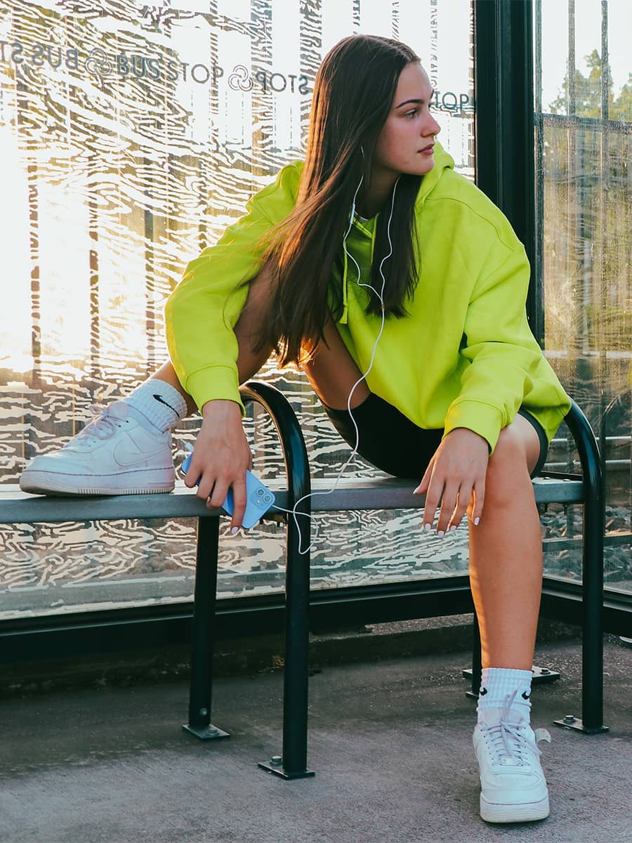 Nike felpa fluo clearance