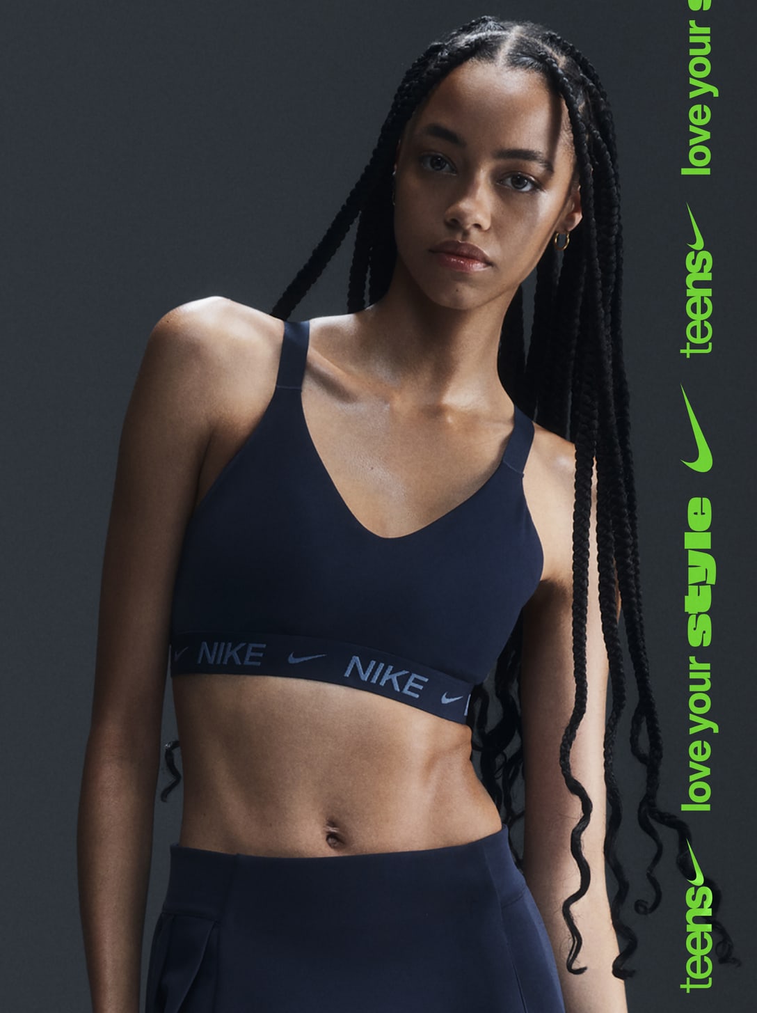 Guia de sujetadores deportivos para adolescentes Como averiguar su talla. Nike ES