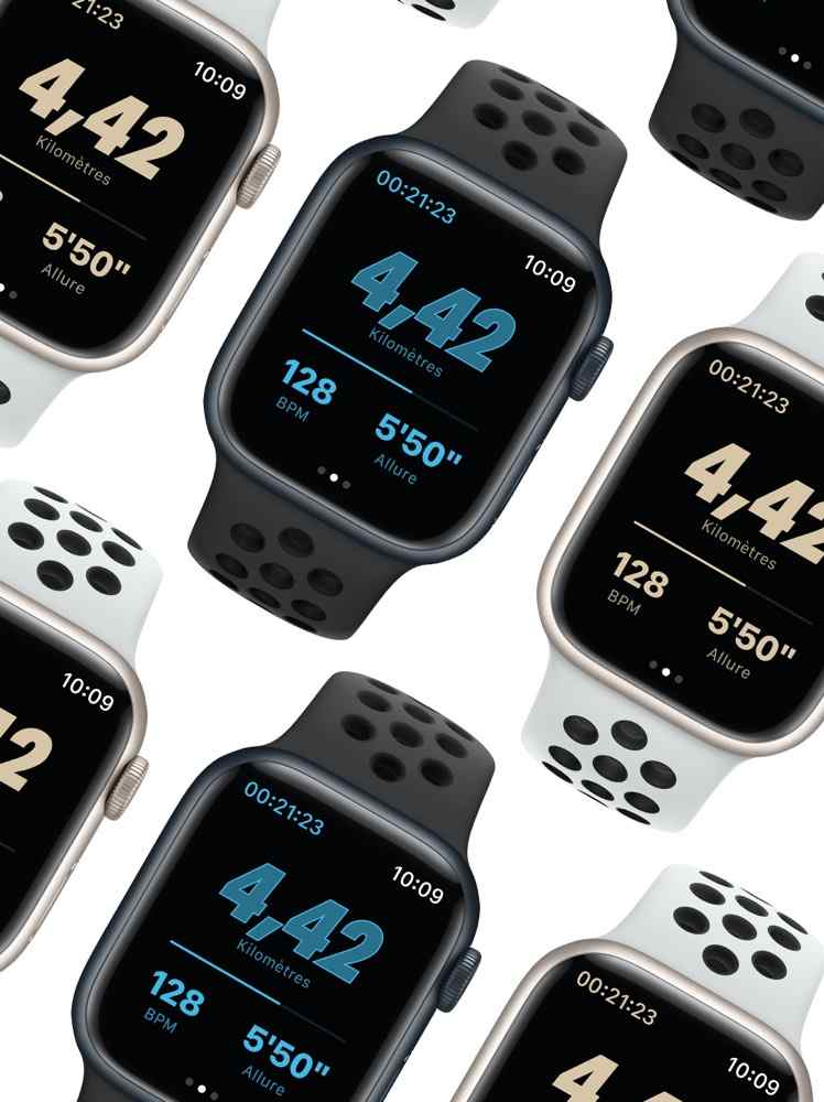configurer nike run club apple watch