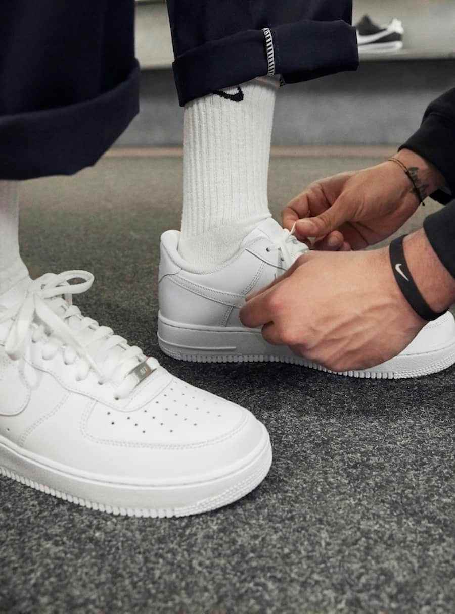 Nike スニーカー 確認用 NIKE WMNS AIR FORCE 1 '07 LX WHITE/WHITE-WHITE-SAFETY ORANGE