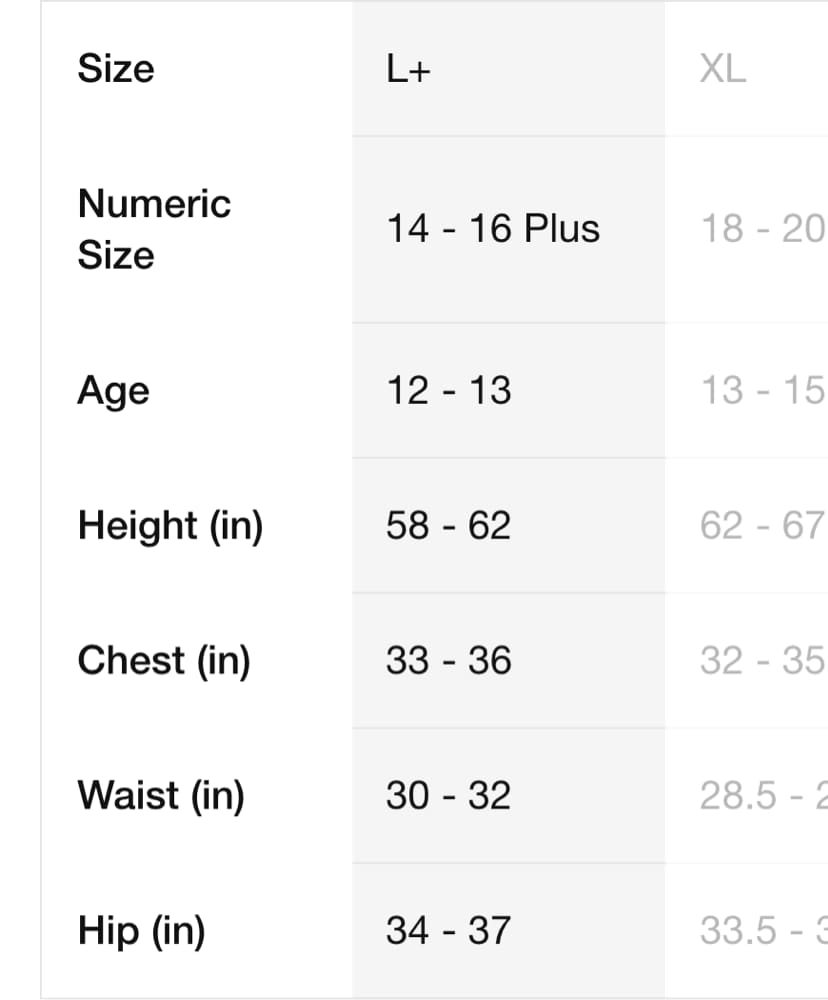 nike infant size guide