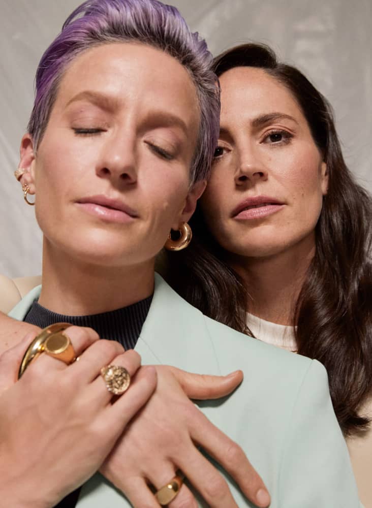 New Victors Megan Rapinoe and Sue Bird. Nike
