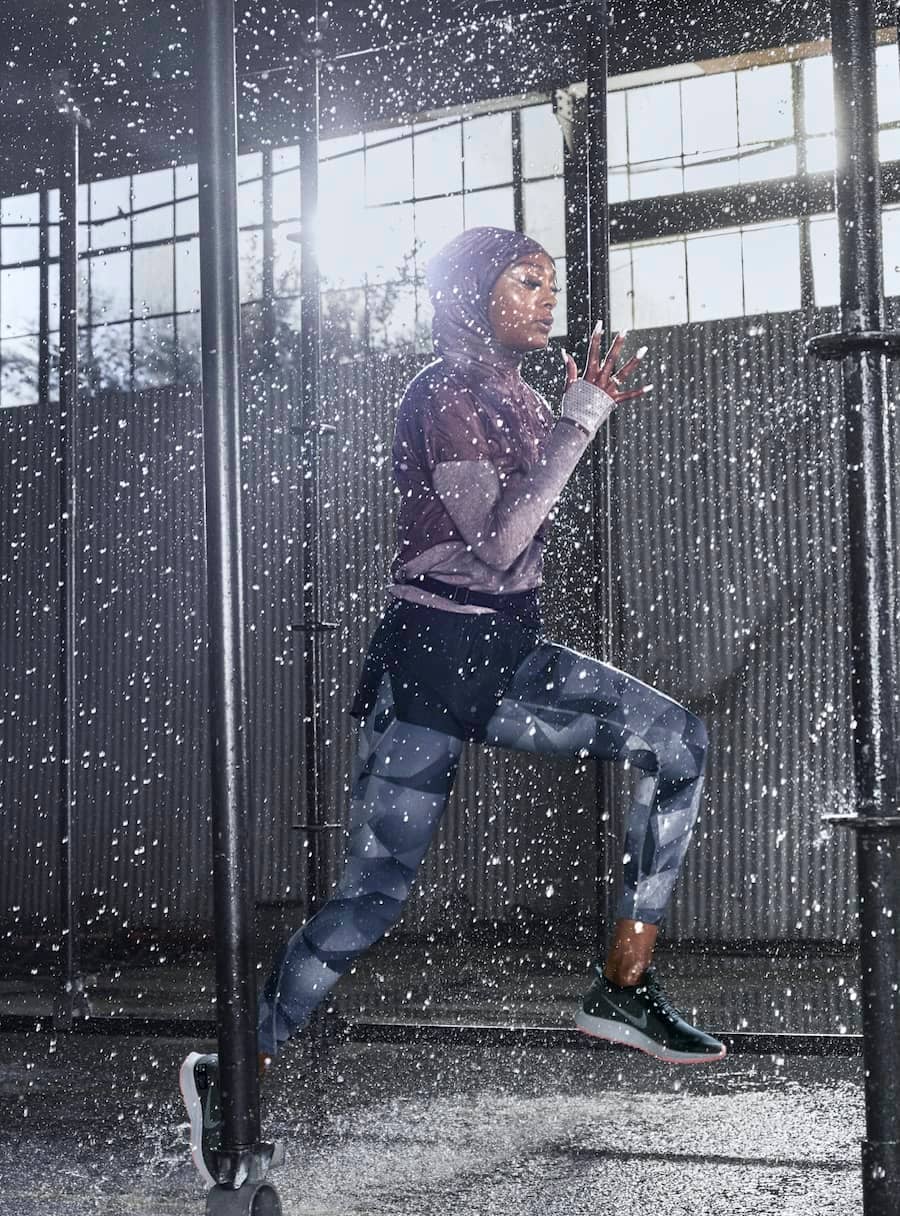 blusa para correr na chuva