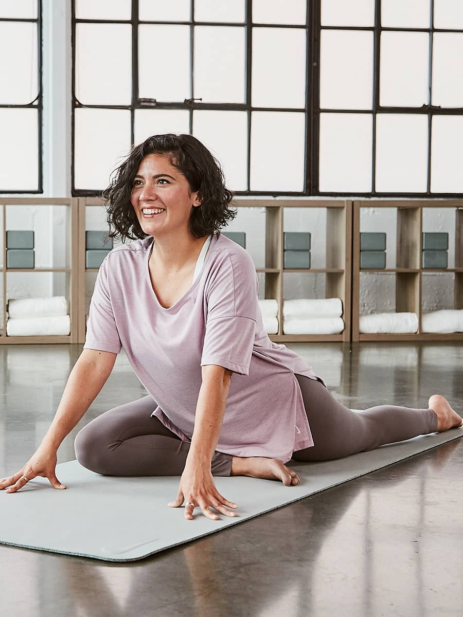 A sporty vinyasa yoga flow in time for National Yoga Day