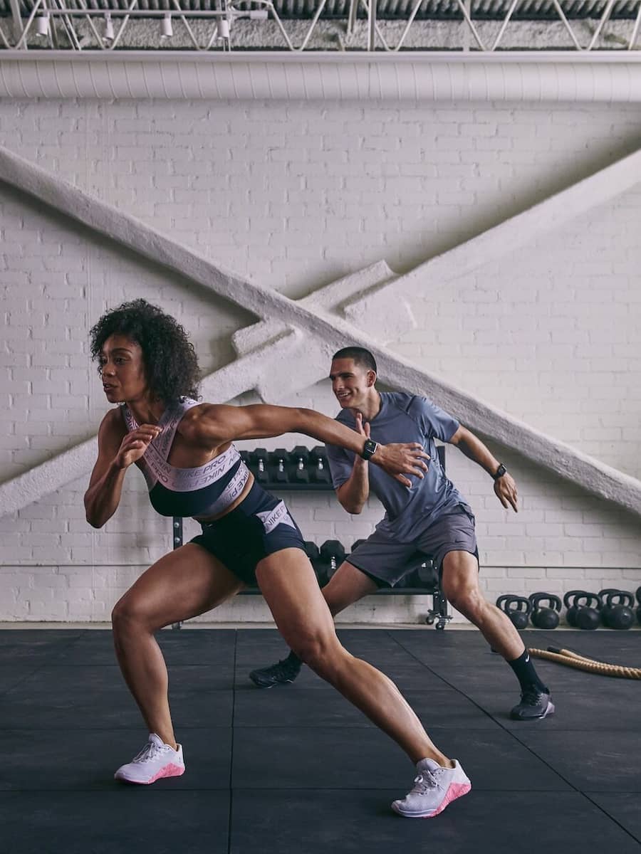 Ensemble sport pour femme : haut double-face + leggings en tissu