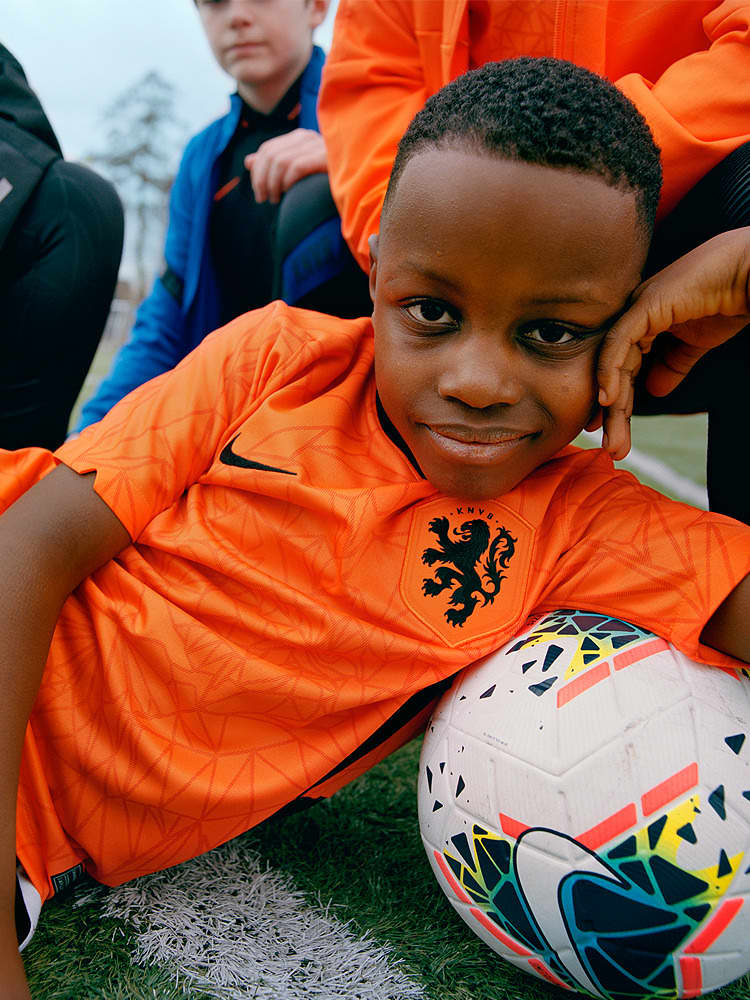 Netherlands' soccer idols' jerseys