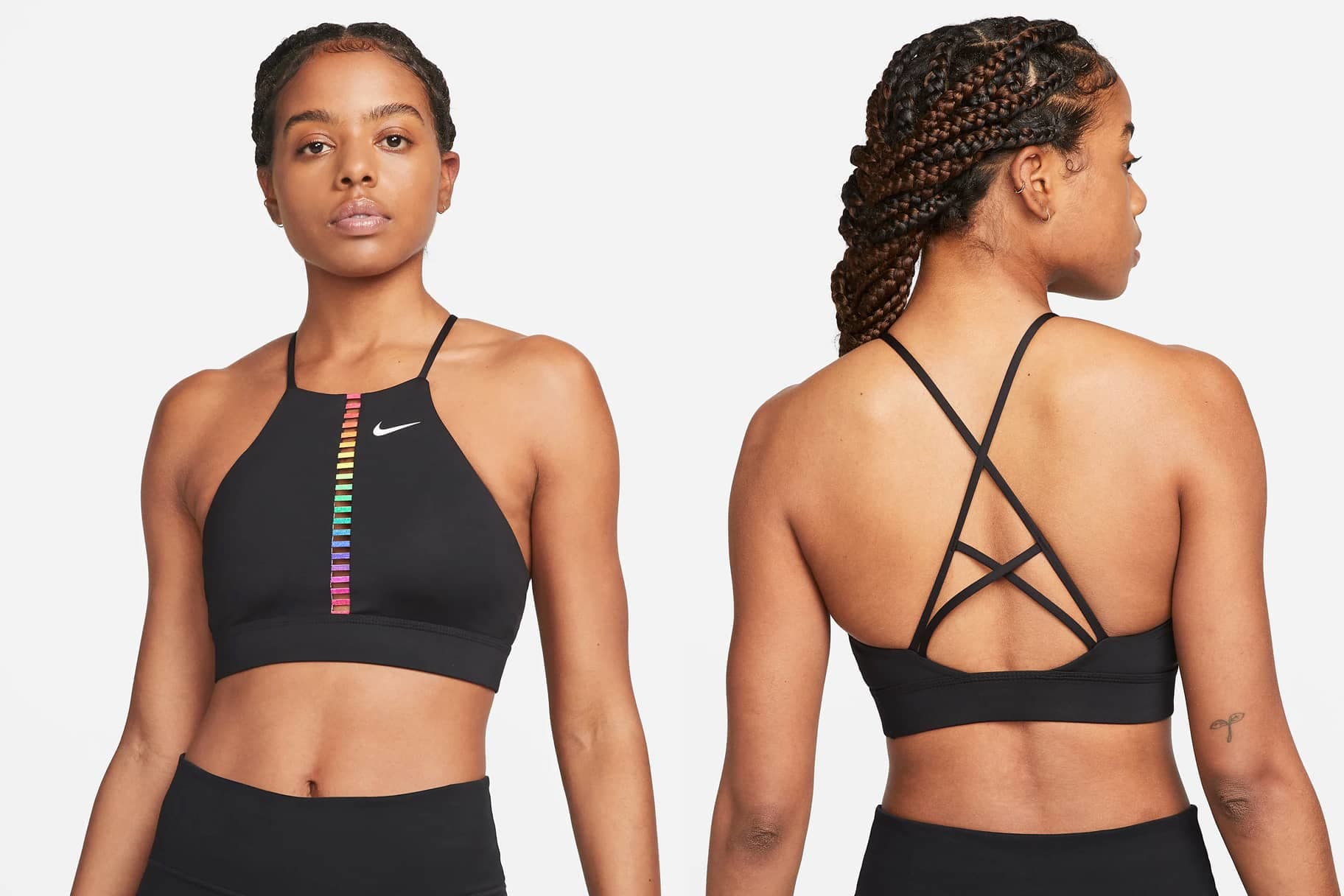 Brassiere nike jaune fluo sales