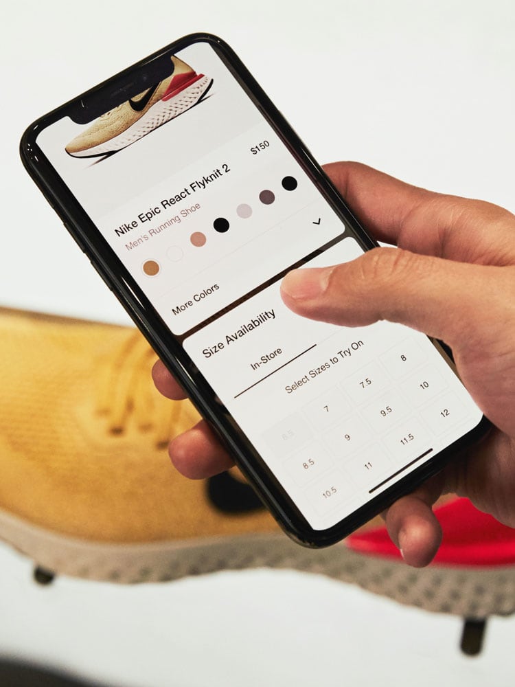 Nike store appl top