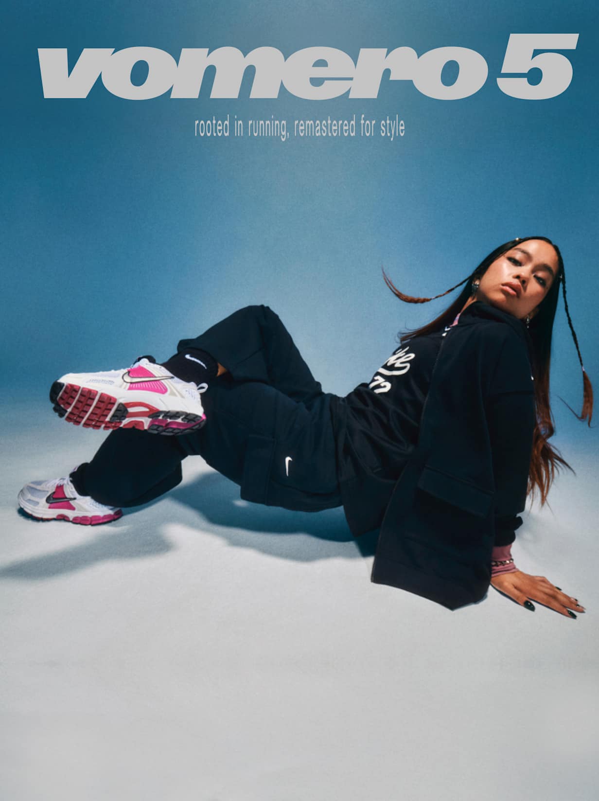 Nike Teens: sporty and edgy with Vomero 5 . Nike IL