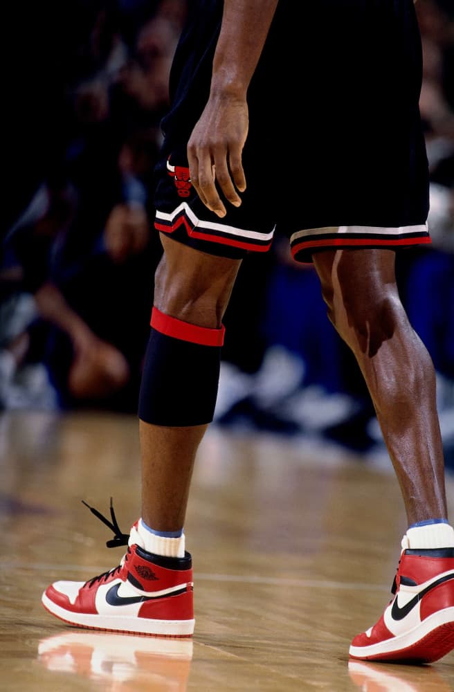 Michael jordan in air jordan 1 store