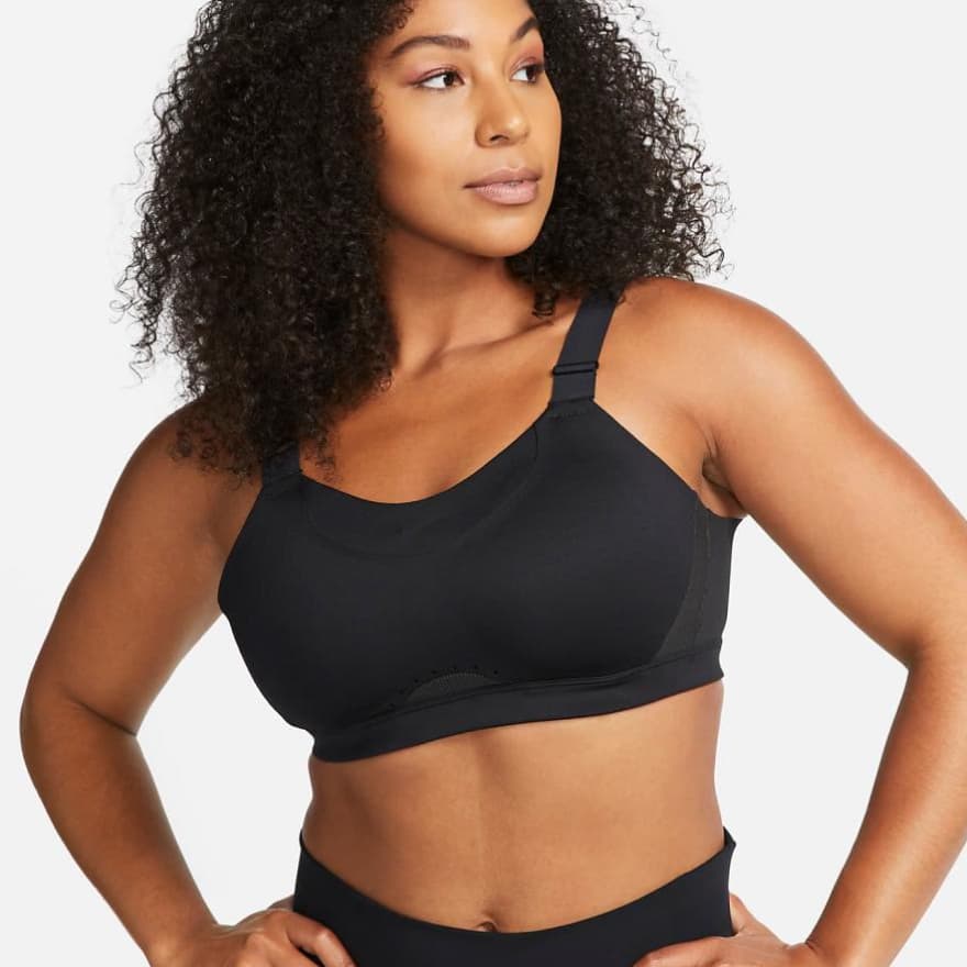 Nike Rival Women’s Plus Size Sports Bra Size 32F High Support Black