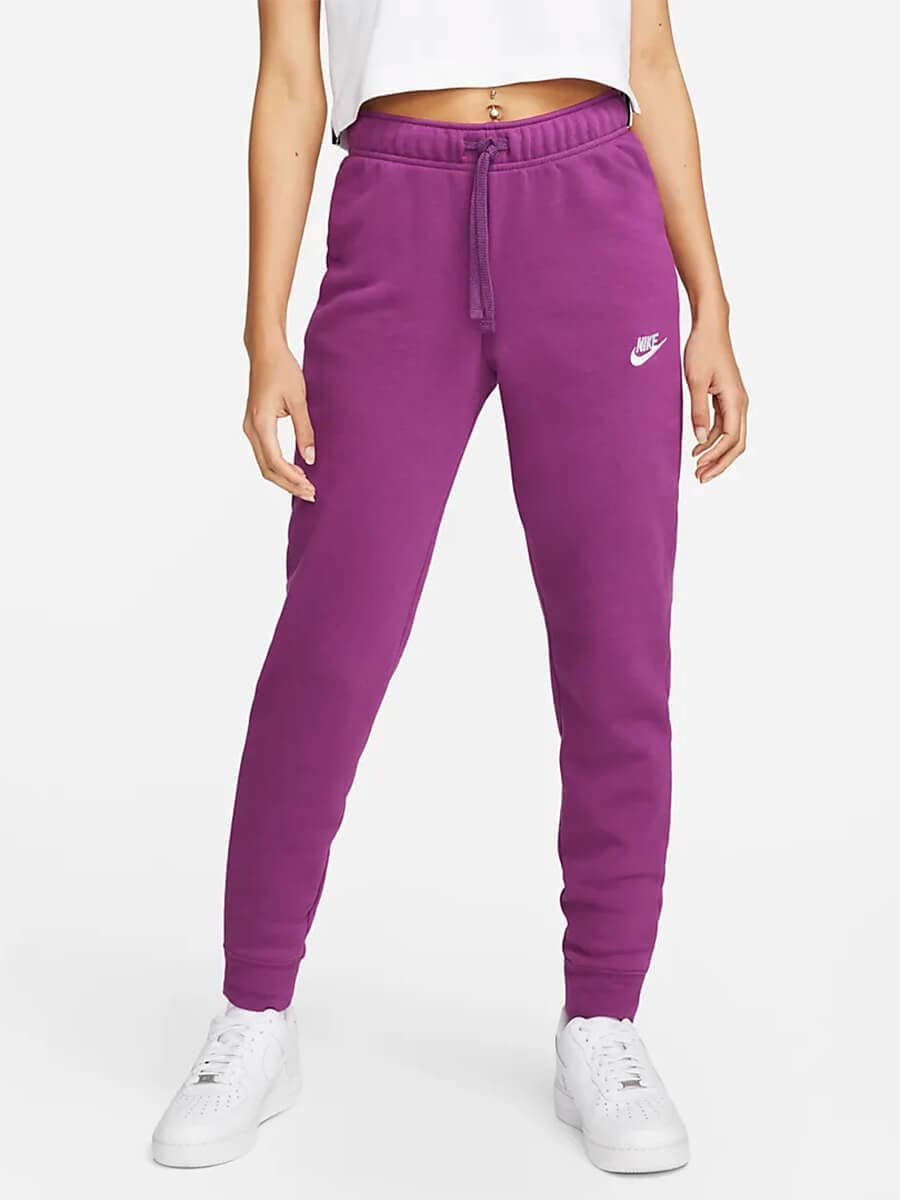 Nike Womens One Therma Fleece Polar Pants - Purple | Life Style Sports EU