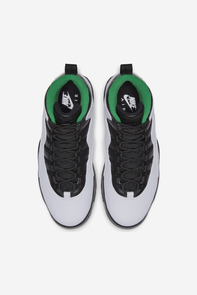 AIR JORDAN 10 RETRO WHITE/ COURT GREEN. Nike AR