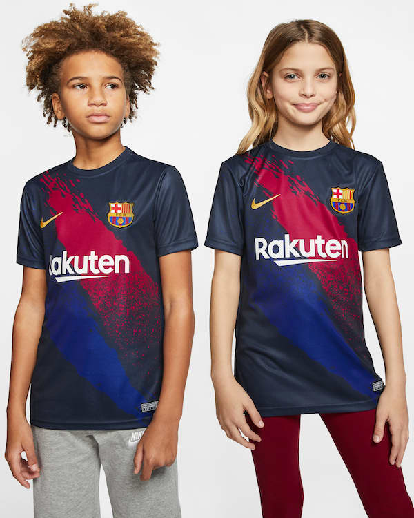 FC Barcelona Kinder Set FC Barcelona Baby Joggers & T-Shirts FC Barcelona.Blau