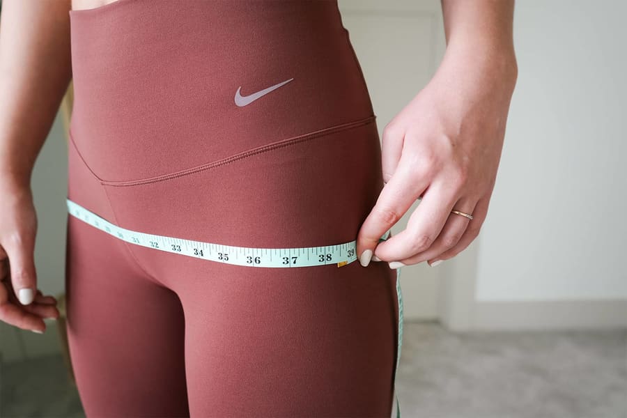 Nike Leggings Size Chart - How To Measure Your Waist And Hips