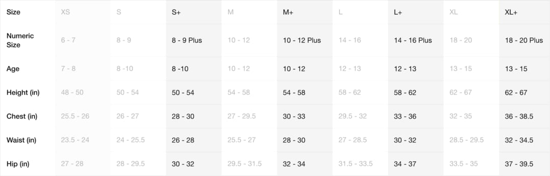 Tabela tamanho cheap nike infantil