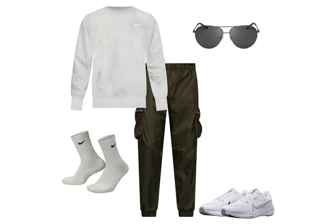 Zipper Pocket Cargo Pants  White pants outfit, White cargo pants, Cargo  pants outfit