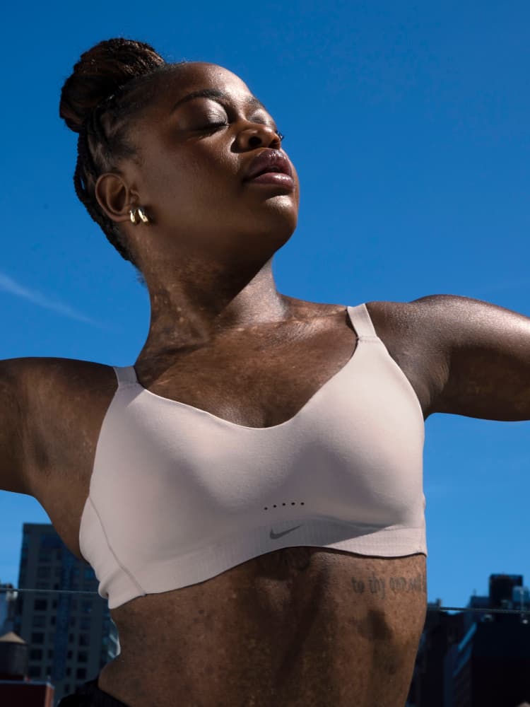 Gymnastics sports bra can be worn under the leotard
