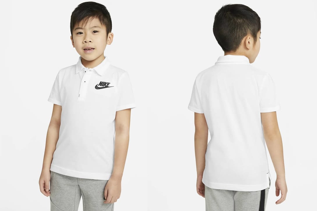 Polo nike outlet bambino bianche