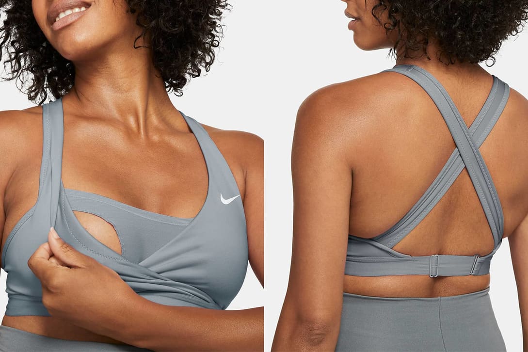 El mejor bra deportivo de Nike para la lactancia. Nike MX