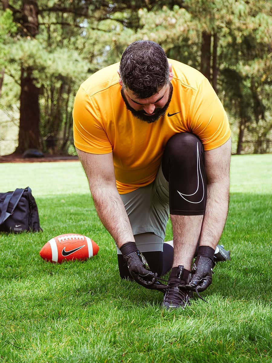 Gant de on sale football américain nike