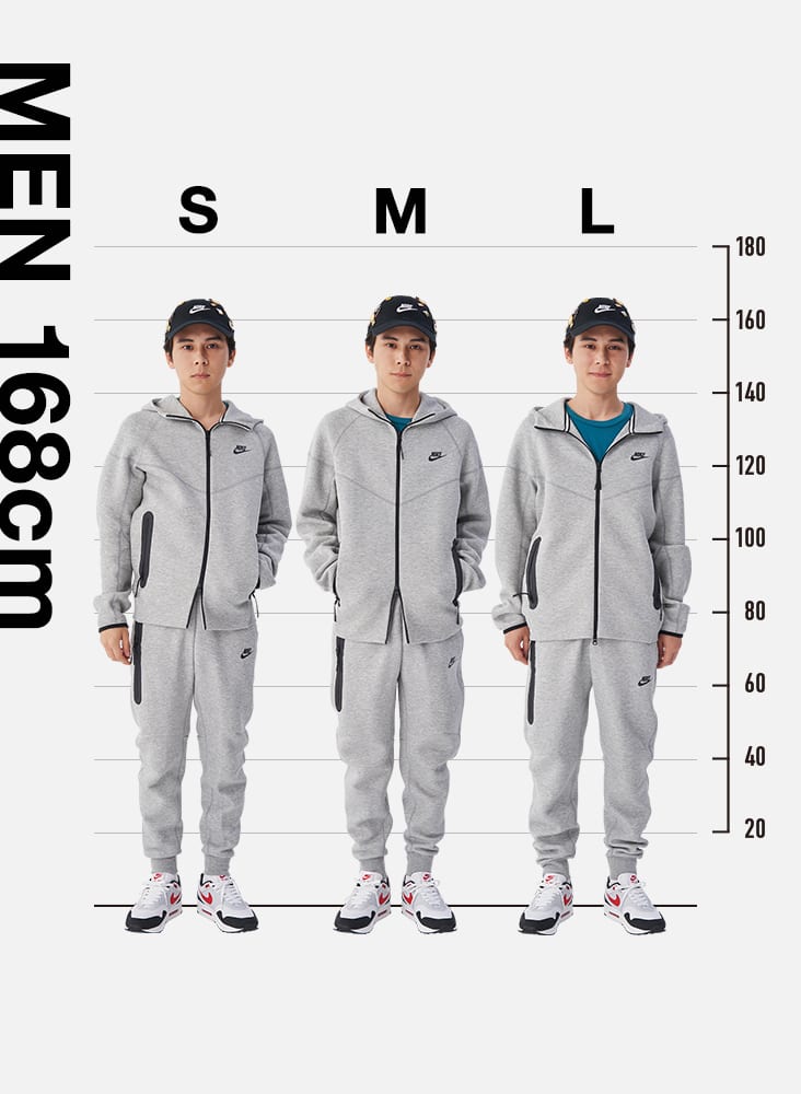 TECH FLEECE FIT GUIDE.オンラインストア (通販サイト)