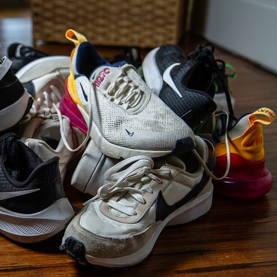 Was tun mit alten Schuhen. Nike DE
