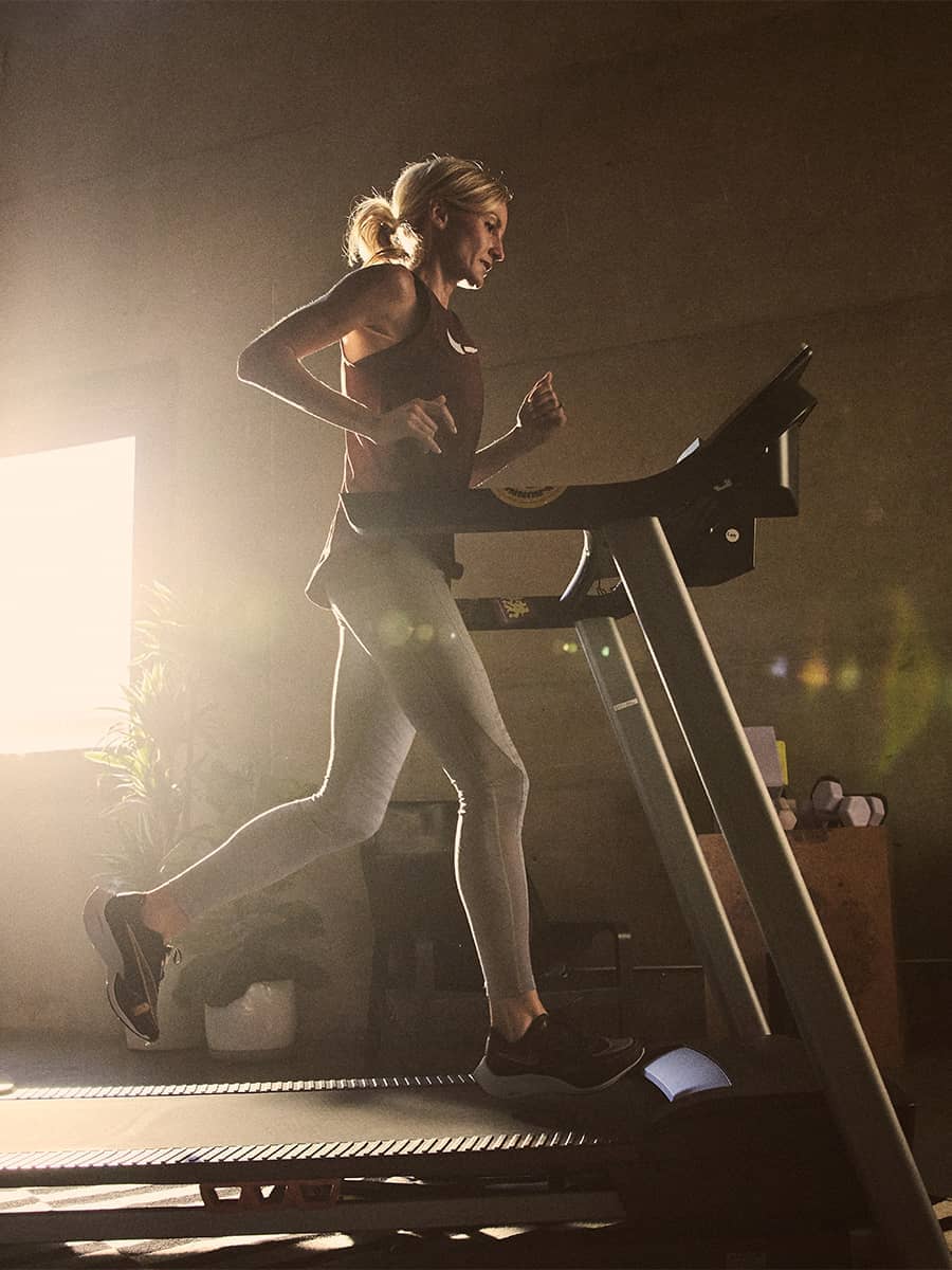 Treadmill runs on nike run online club