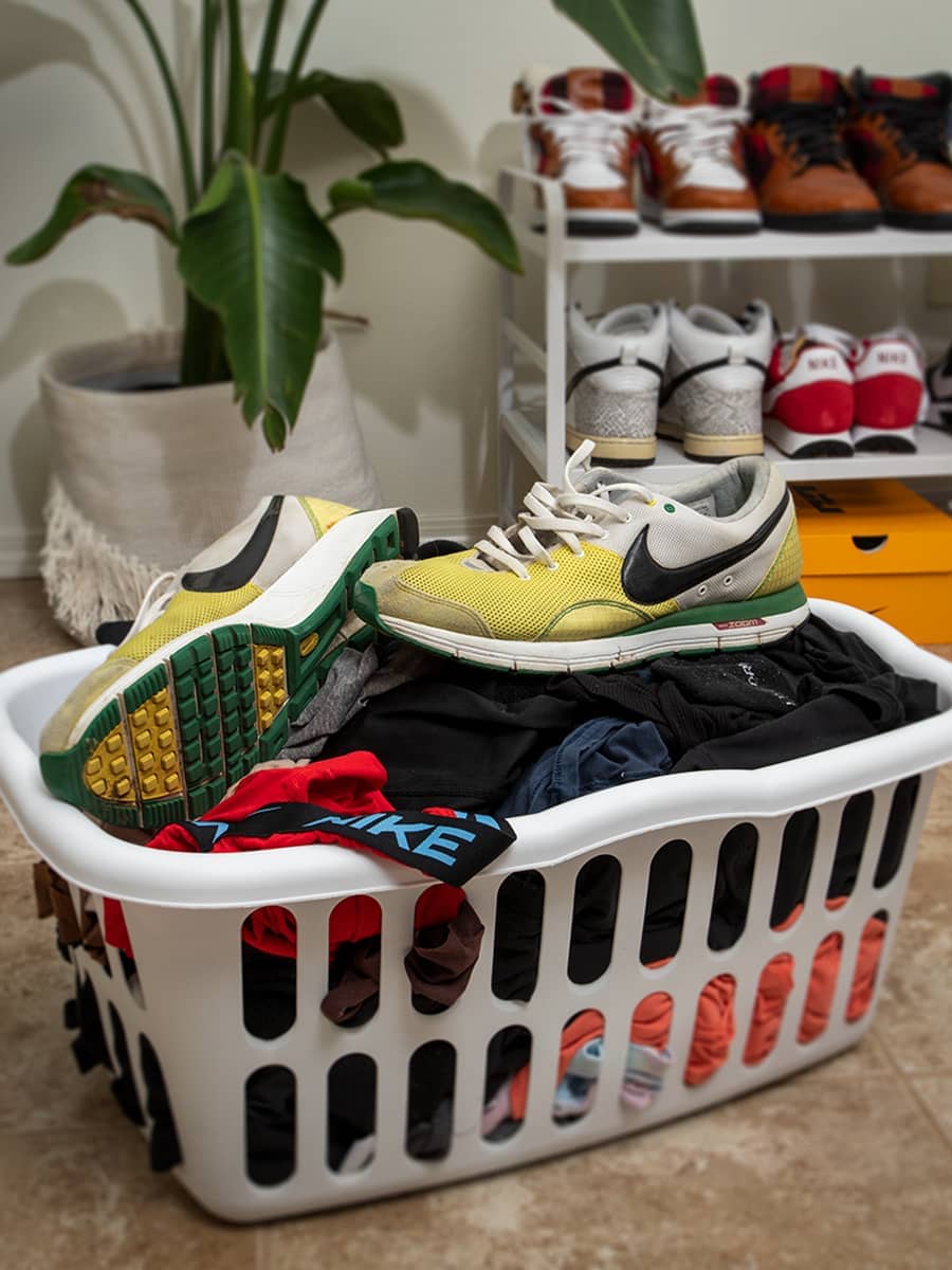 Can you put hot sale sneakers in the dryer