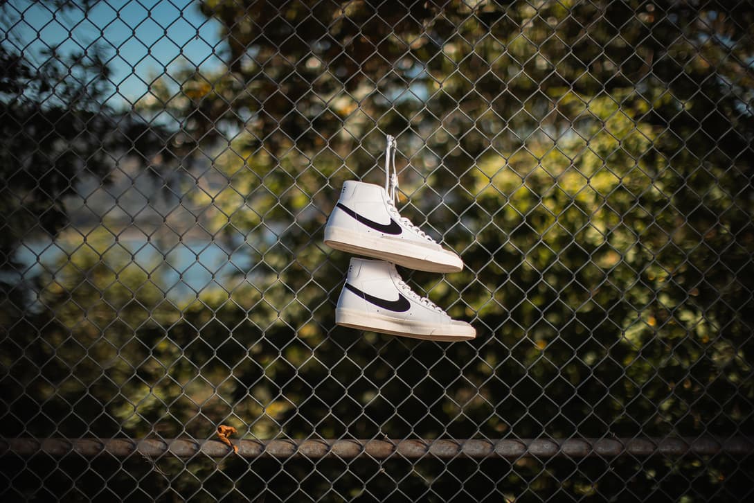 Agujetas Las Nike Blazer Mid 77 Tenis De Skateboarding Nike SB Zoom Blazer