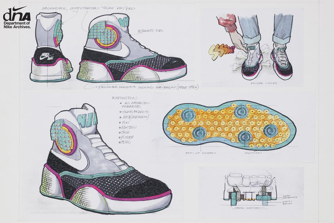 Aus den Archiven Die Entwicklung des Nike Air Mag. Nike AT