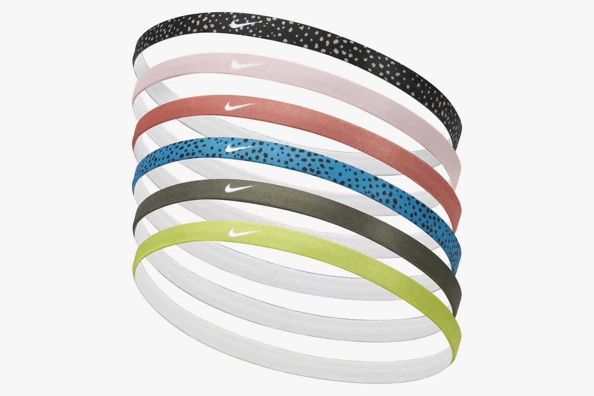 Elastic Thin Sports Headbands - Athletic Non Slip Skinny Headbands for Women  Men Boys Girls Kids- 7-Pack Silicone Grip Hairband Mini Sweat Band, Great  for Workouts 