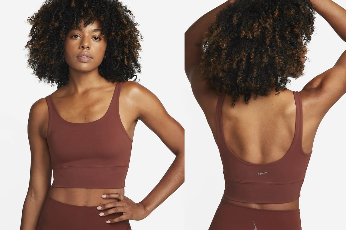 NIKE Yoga Swoosh Sports Bra (XL, CZ7610-630) in Ahmedabad at best price by  Only Lady - Justdial