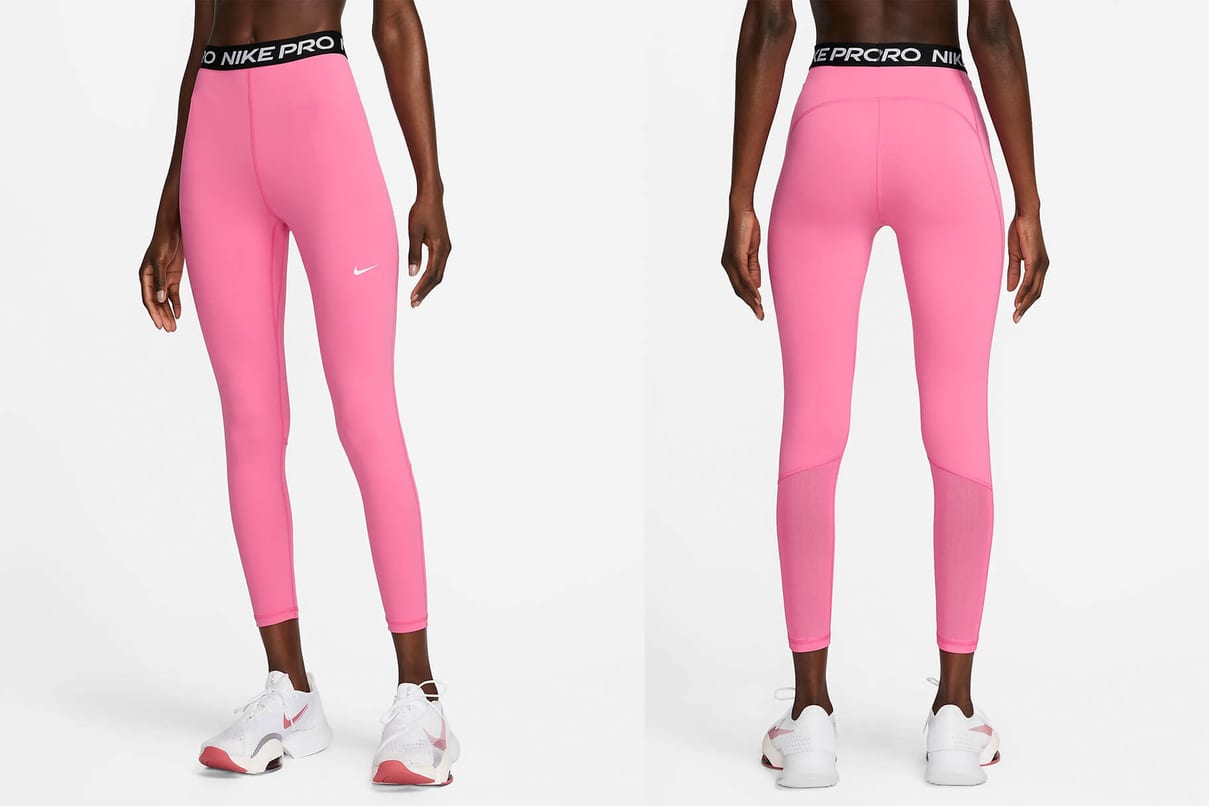 Legging nike femme rose sales