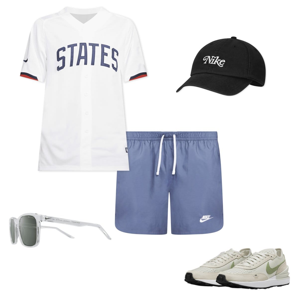 summer baseball jersey outfit