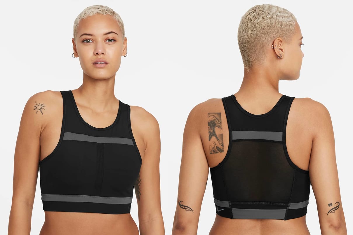 Nike-Women's Rainbow Bra Sports Bras Medium Black/Multi