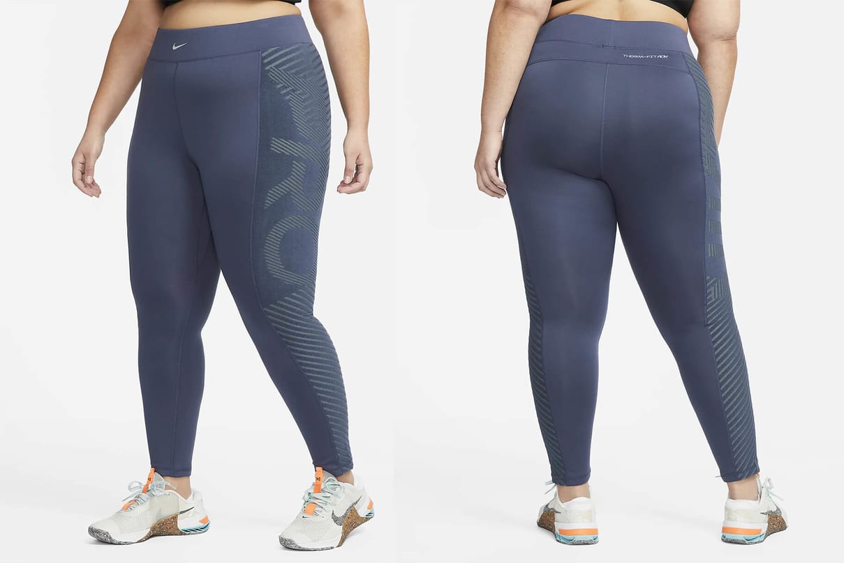 Pro Therma-Fit ADV High-Waisted Leggings blue