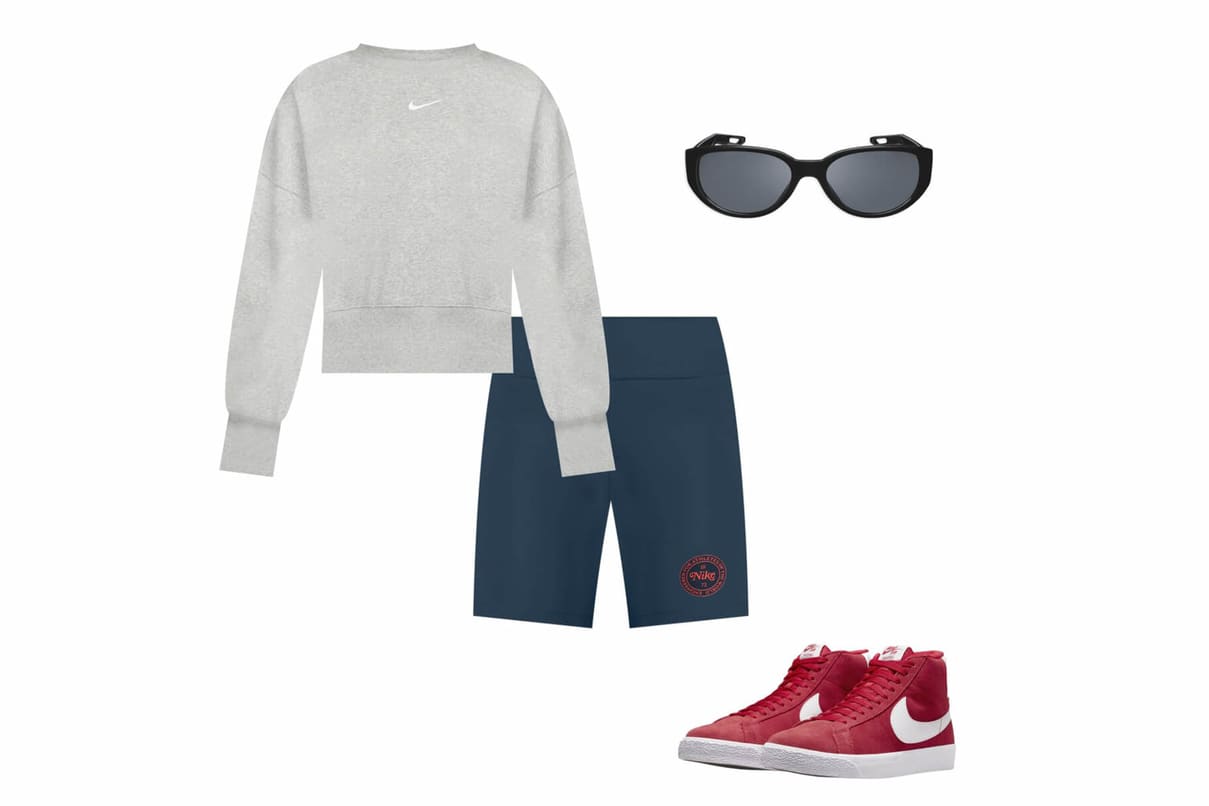 5 Outfit Ideen fur Biker Shorts die du jetzt tragen kannst Nike LU