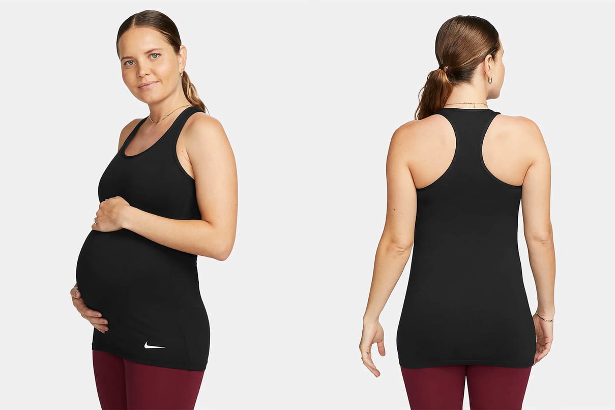 Vêtements de maternité pour le yoga : que porter pendant la grossesse. Nike  CA