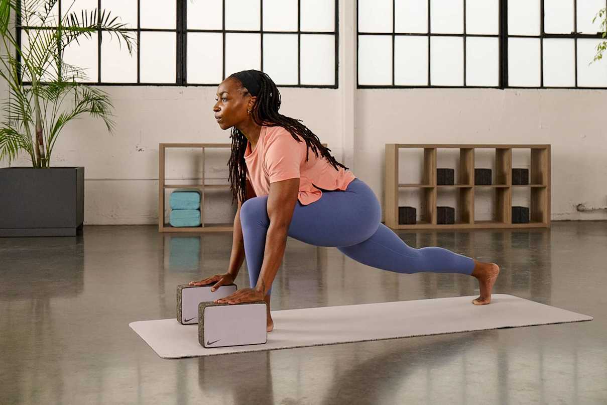 Yoga Studio - Blocchi Yoga In Schiuma Riciclata, Confezione Da 4 - 30x20x5 Cm, Densità 5,5 Kg, Morbidi E Sostenibili