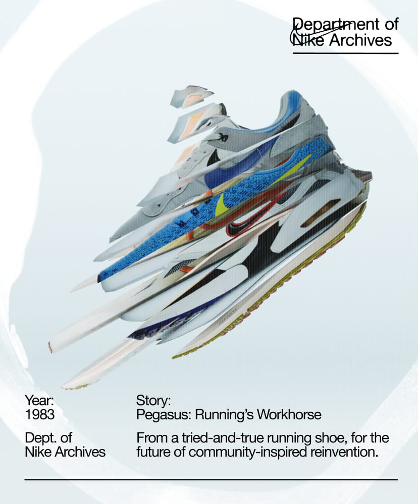 Nike cheap pegasus timeline