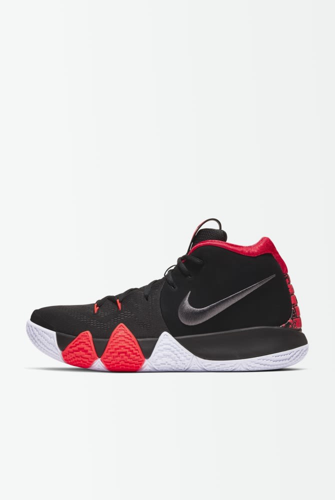 black and red kyrie 4