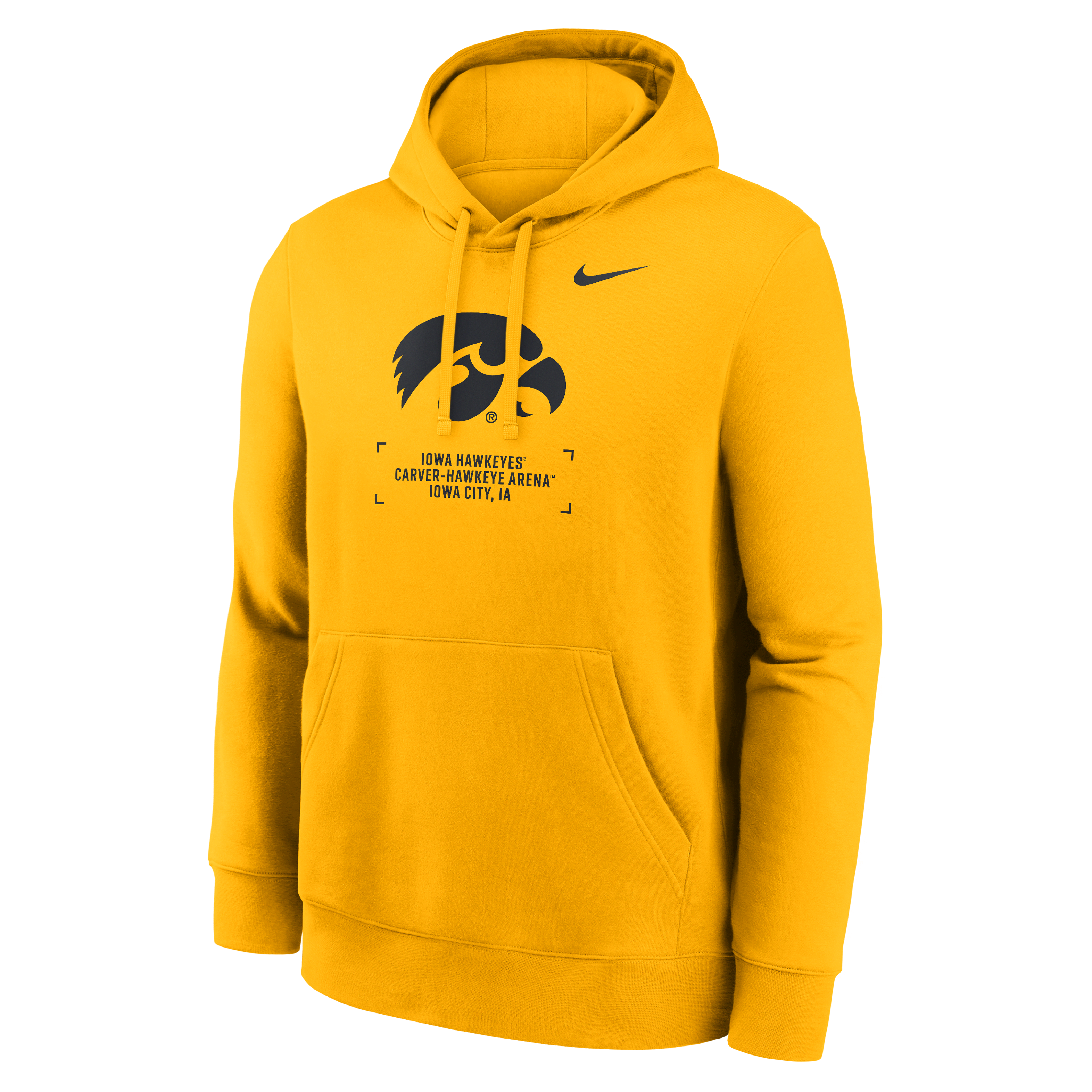 Iowa Club Basketball 2-Hit Men's Nike College Pullover Hoodie