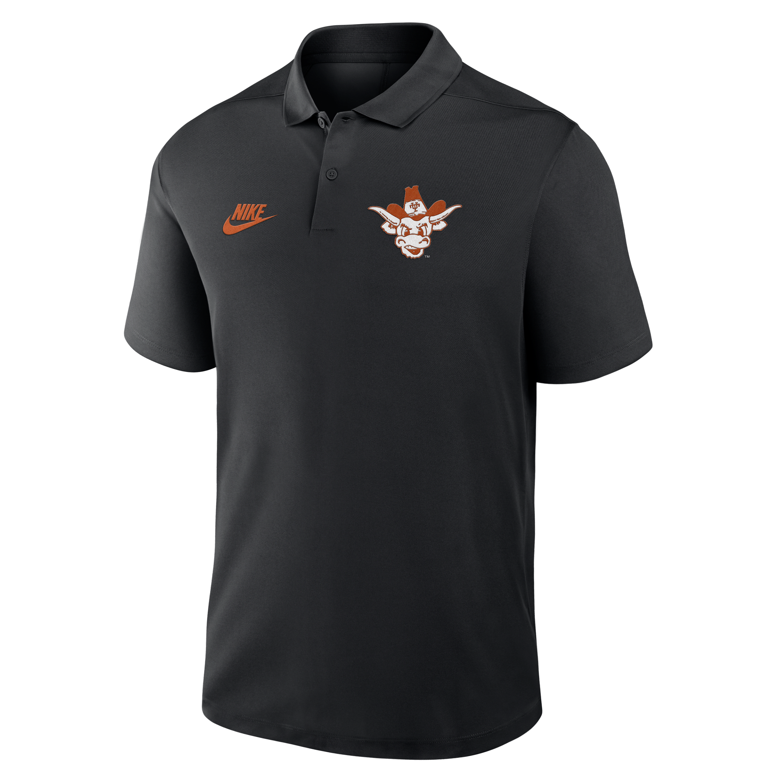 Texas Primetime Victory Legacy Vault Logo Men's Nike Dri-FIT College Polo