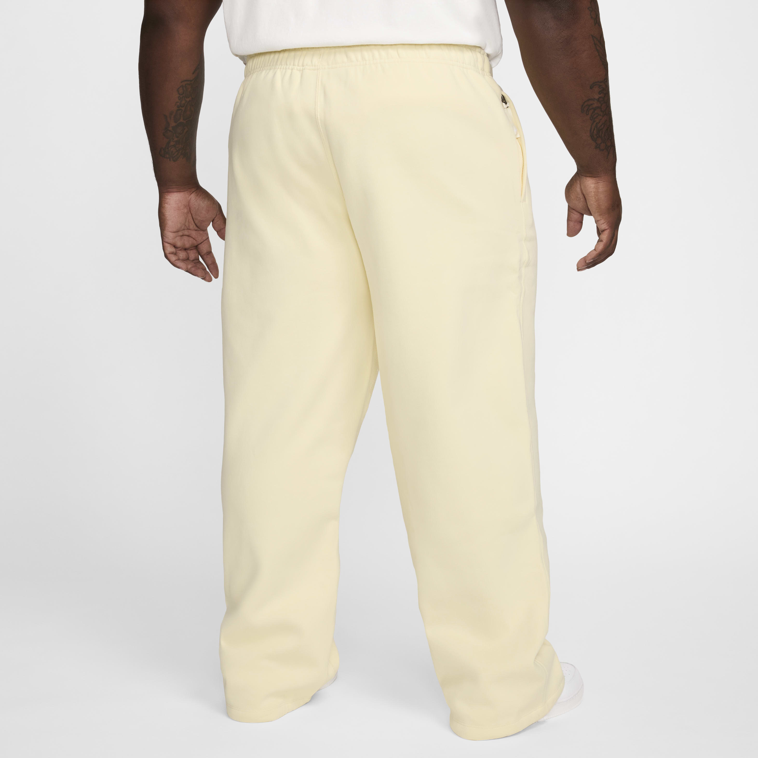 Nike Solo Swoosh Men's Open-Hem Fleece Pants