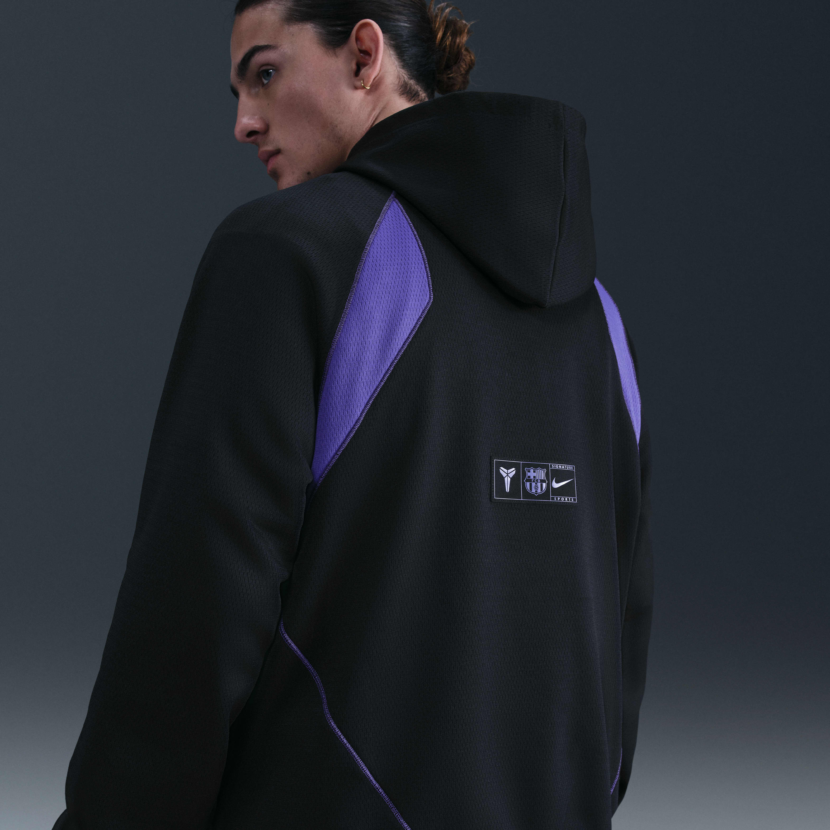 FC Barcelona Away Kobe Therma-FIT Soccer Pullover Hoodie