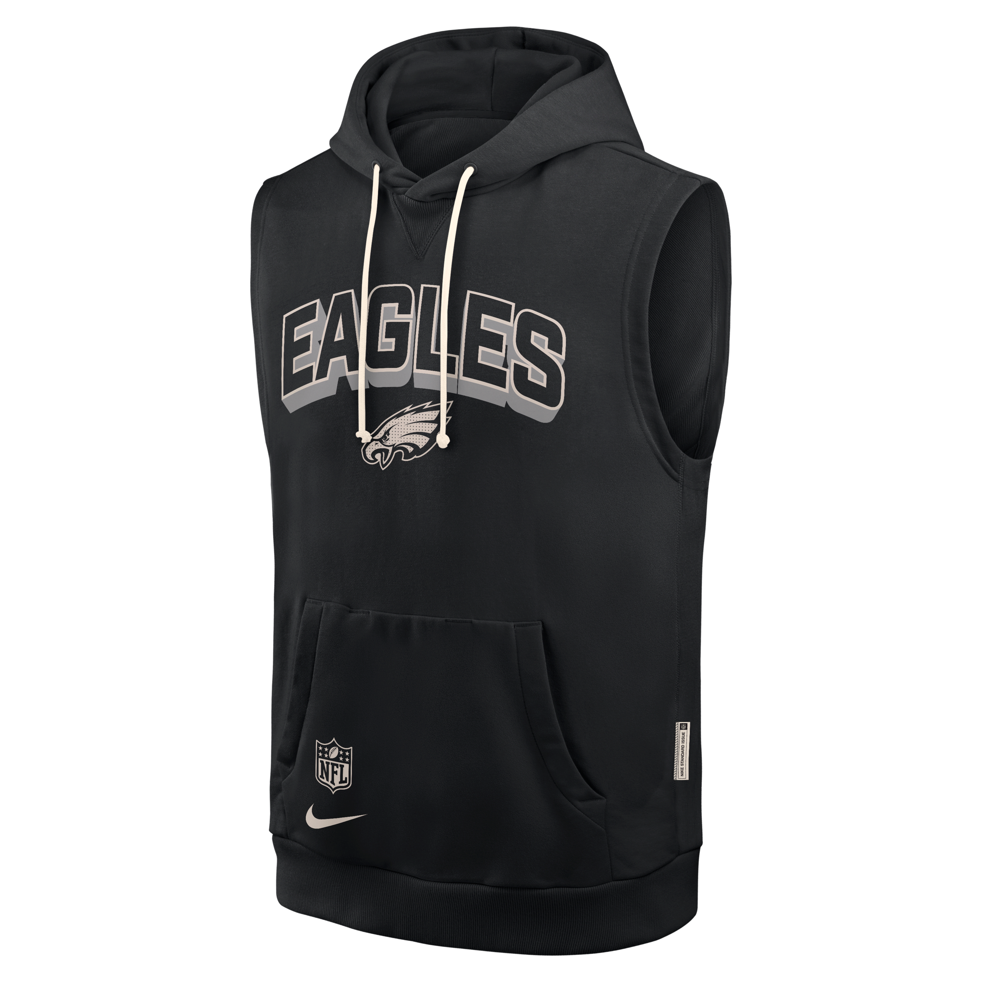 Philadelphia Eagles Sideline Men's Nike Dri-FIT NFL Sleeveless Pullover Hoodie